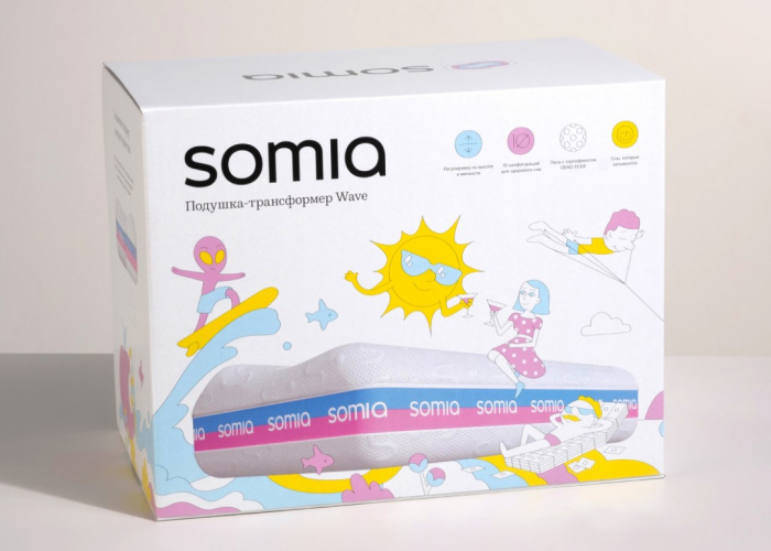 Подушка Somia Wave