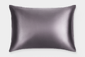 Наволочка 50х70 из натурального шёлка, цвет графит