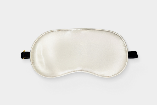 Маска для сна Somia х Ayris Silk, цвет жемчужный