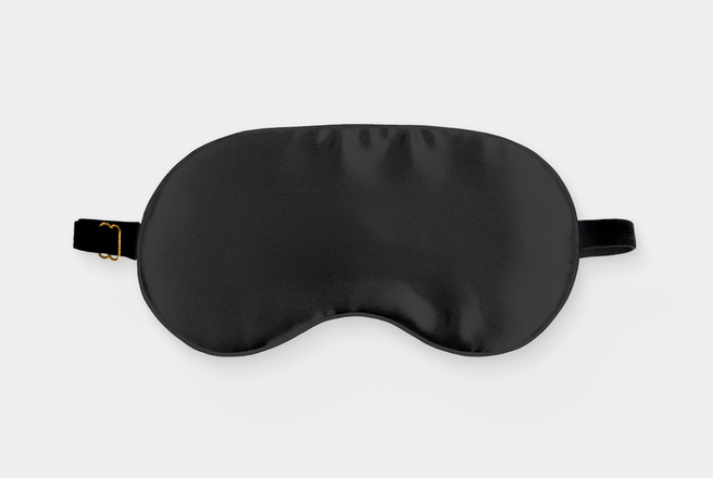Маска для сна Somia х Ayris Silk, цвет глубокий черный