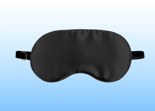 Маска для сна Somia х Ayris Silk, цвет глубокий черный
