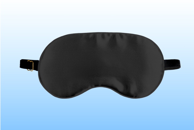 Маска для сна Somia х Ayris Silk, цвет глубокий черный