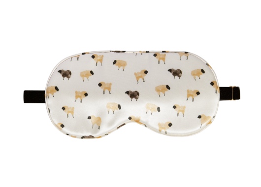 Маска для сна Somia х Ayris Silk, принт овечки
