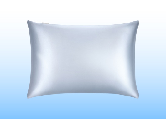 Наволочка Somia х Ayris Silk, цвет серебристо-голубой